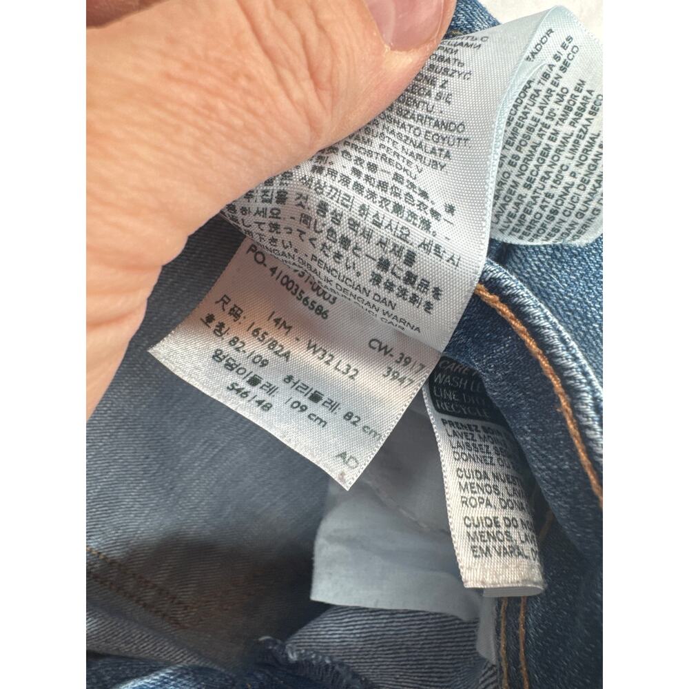 Levi's Blue Flare & Wide Leg Jeans - Picture 7 of 8